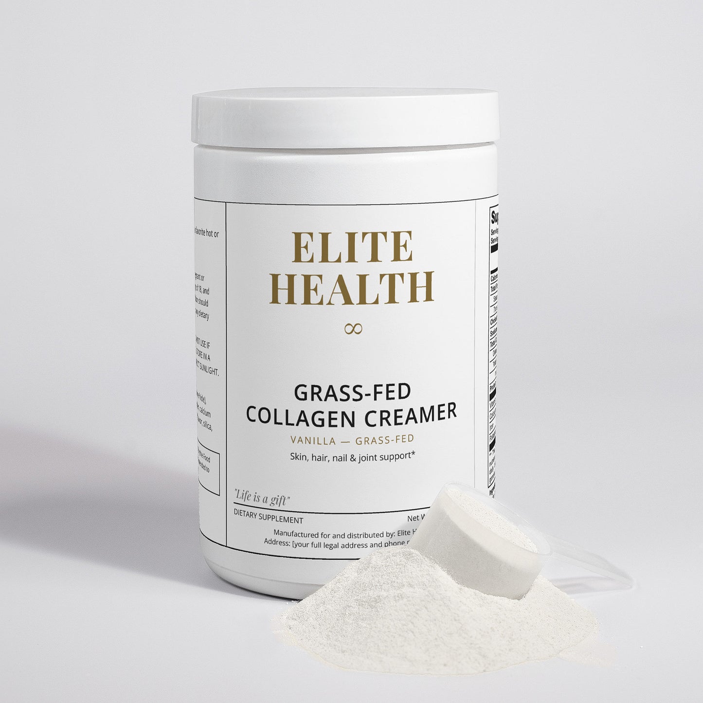 Grass-Fed Collagen Creamer (Vanilla)