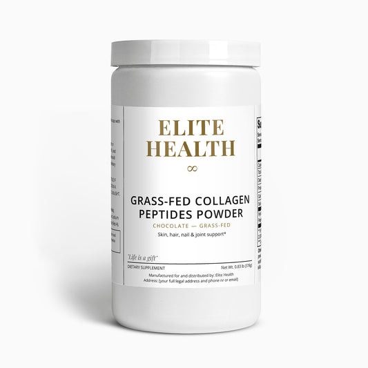 Grass-Fed Collagen Peptides Powder (Chocolate)