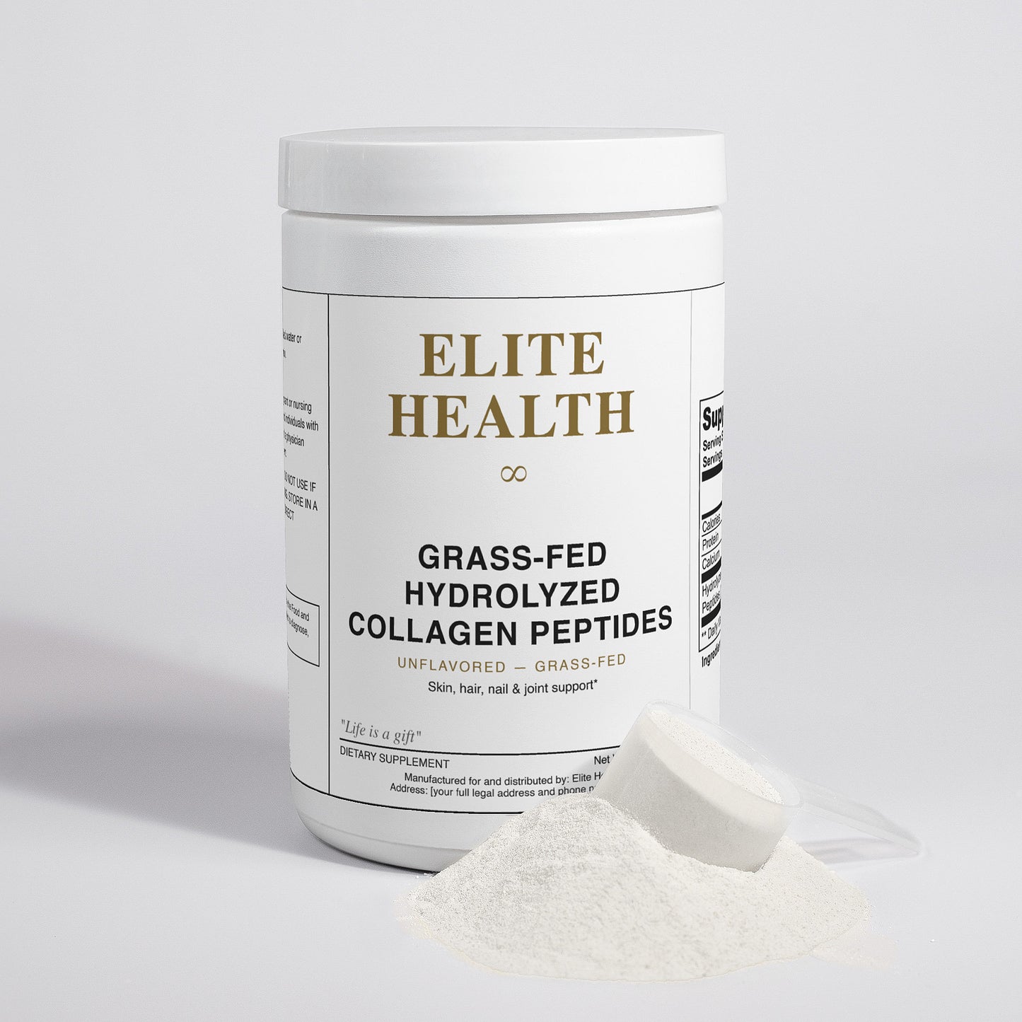 Grass-Fed Hydrolyzed Collagen Peptides