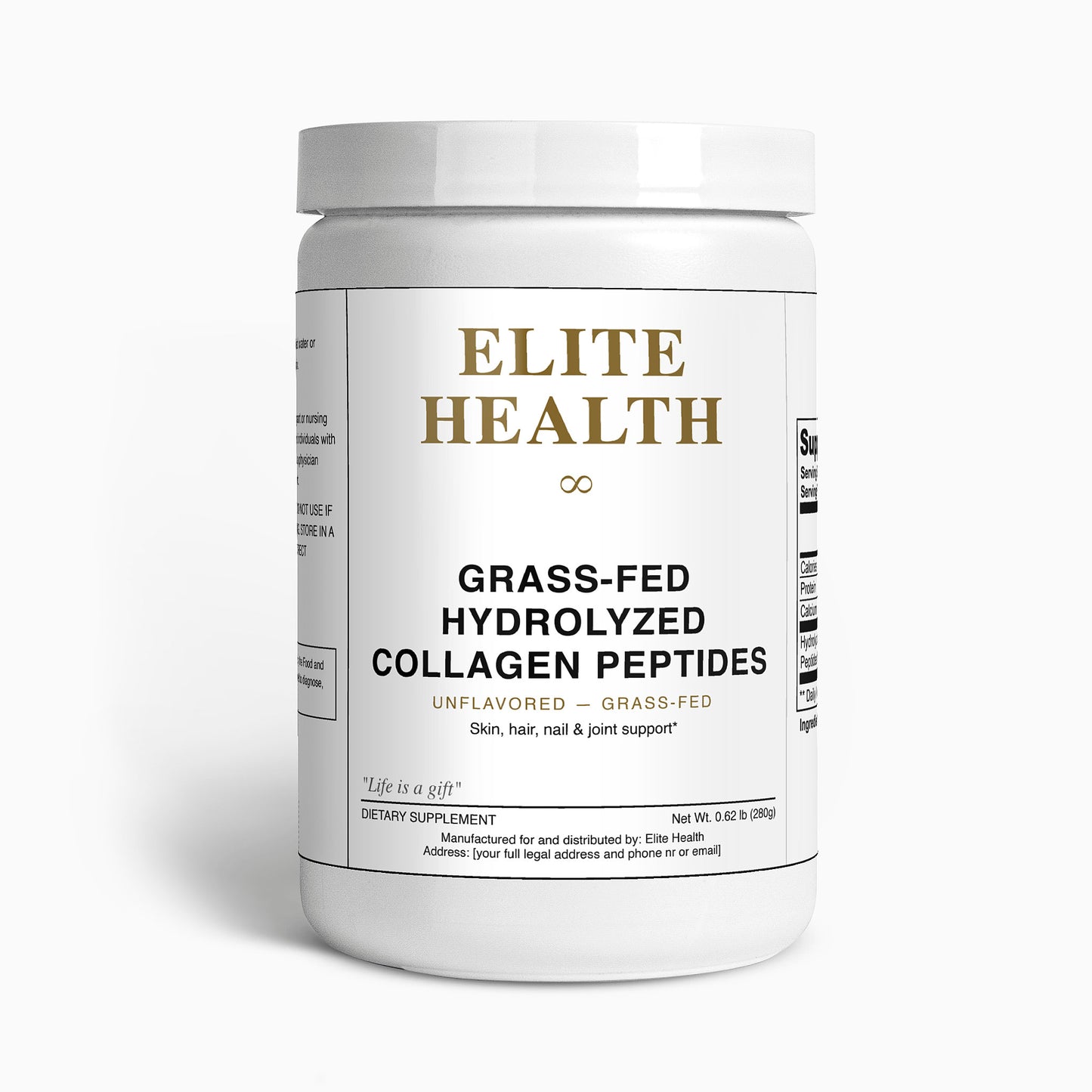 Grass-Fed Hydrolyzed Collagen Peptides