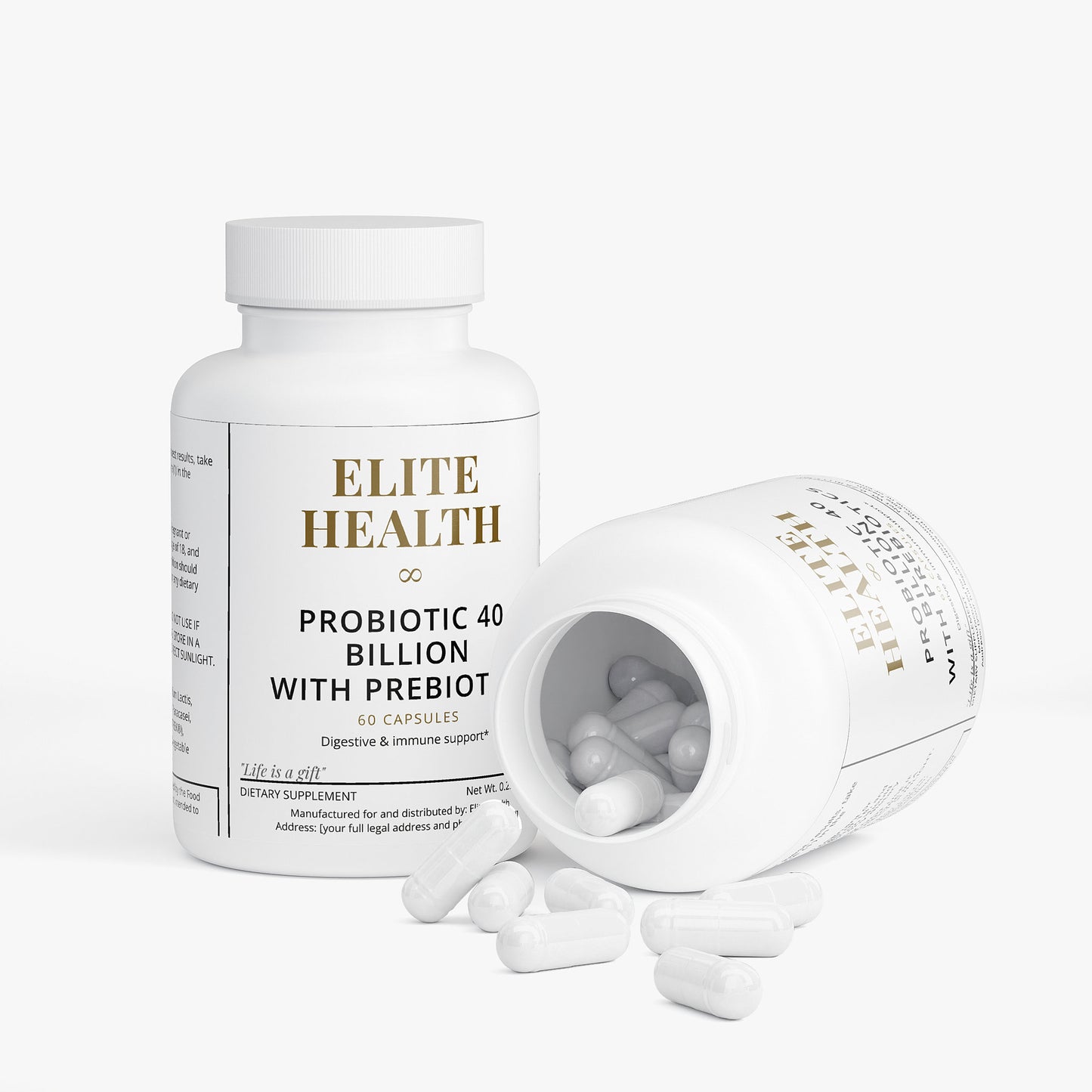 Probiotic 40 Billion with Prebiotics