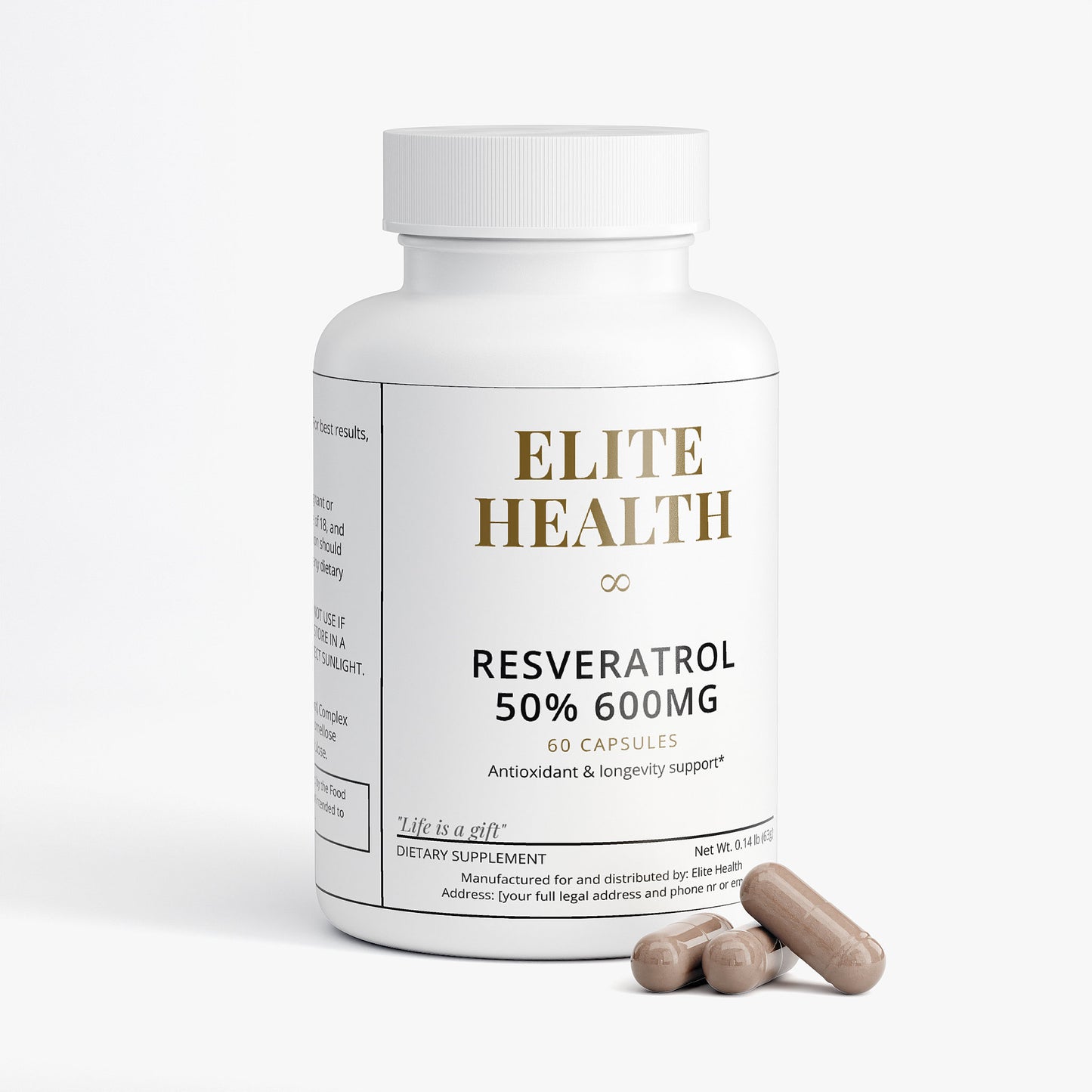 Resveratrol 50% 600mg